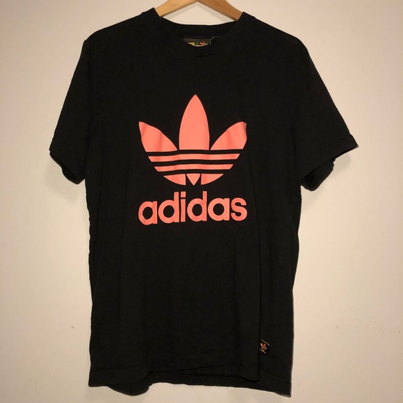 peach adidas shirt